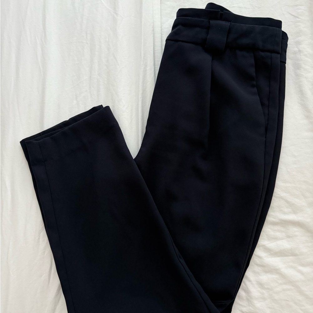 Classic Ankle Navy Trousers
